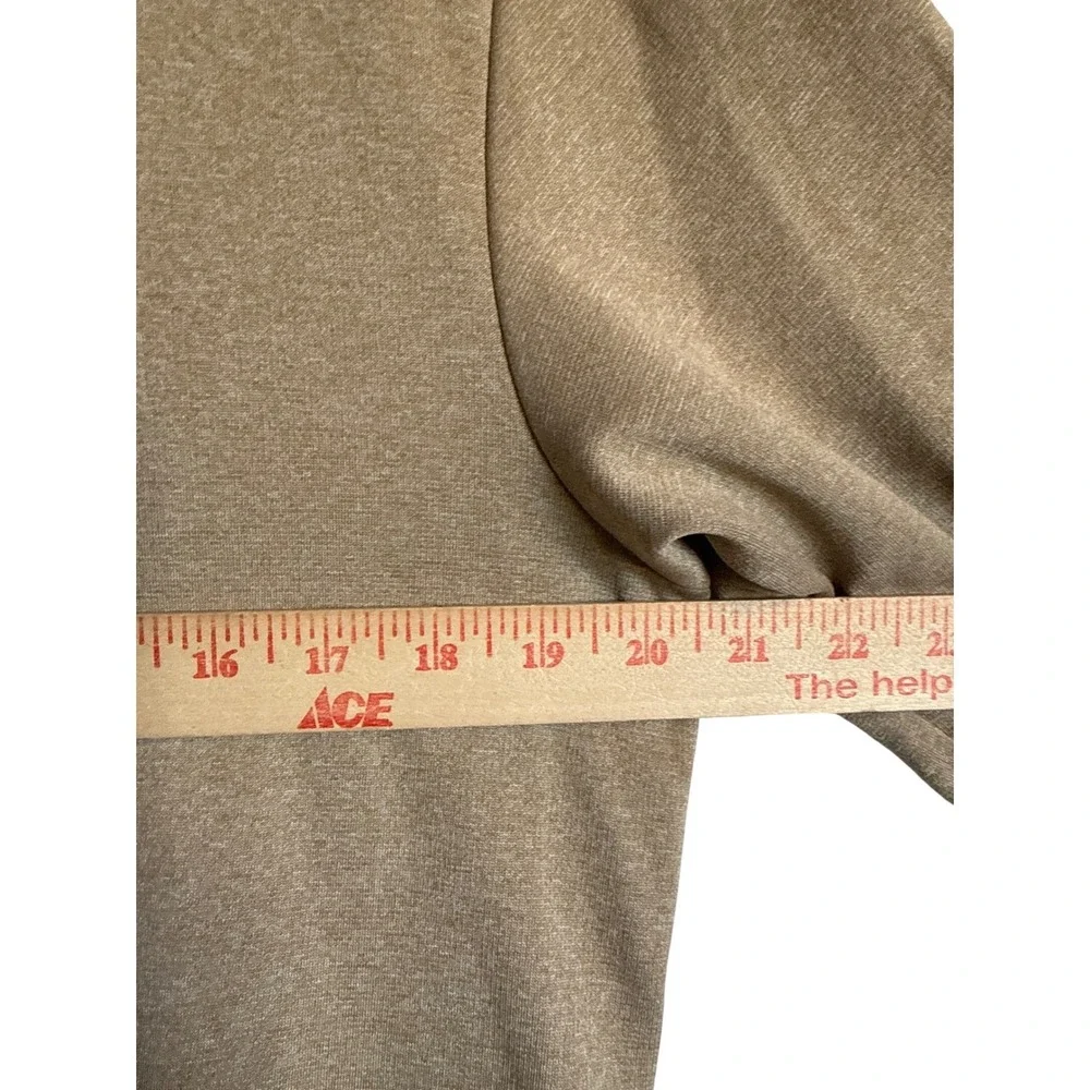 The North Face Mens S Brown Heather Hoodie Logo Pullover Sweatshirt Outdoor